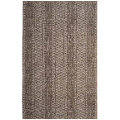 Atwells Looped Beige/Brown Indoor/Outdoor Rug