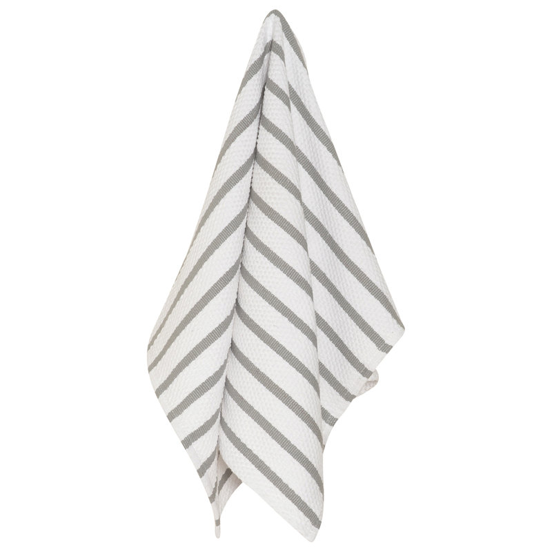 Serviette de thé basketweave, Gris londonien