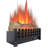 20 Inch Electric Fireplace  3D Log Set Insert, Free Standing Fireplace Heater For Indoor