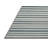 Washable Pale Blue White Striped Area Rug-517845333
