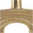 Maebri Aluminum Metal Circular Decorative Vase with Linear Etchings-2005121217-2005121222