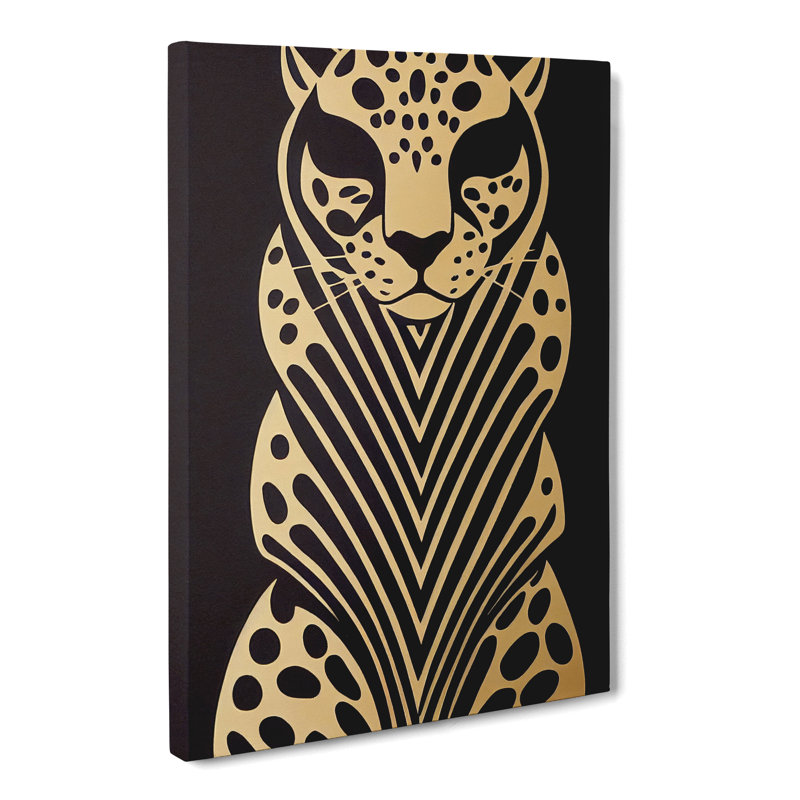 Leopard Deco Vol.1 - Wrapped Canvas, 50cm H x 35cm W x 3cm D