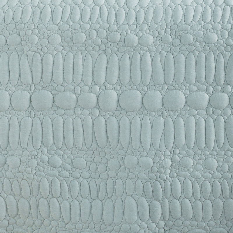 Pressnell Cotton Quilt, Aqua, Full/Queen