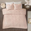 Ensemble d'édredon en chenille de coton touffeté 2 pièces-115970588-115970592
