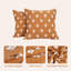 Housse de coussin 100% coton à motif floral marguerite (ensemble de 2)-126103140