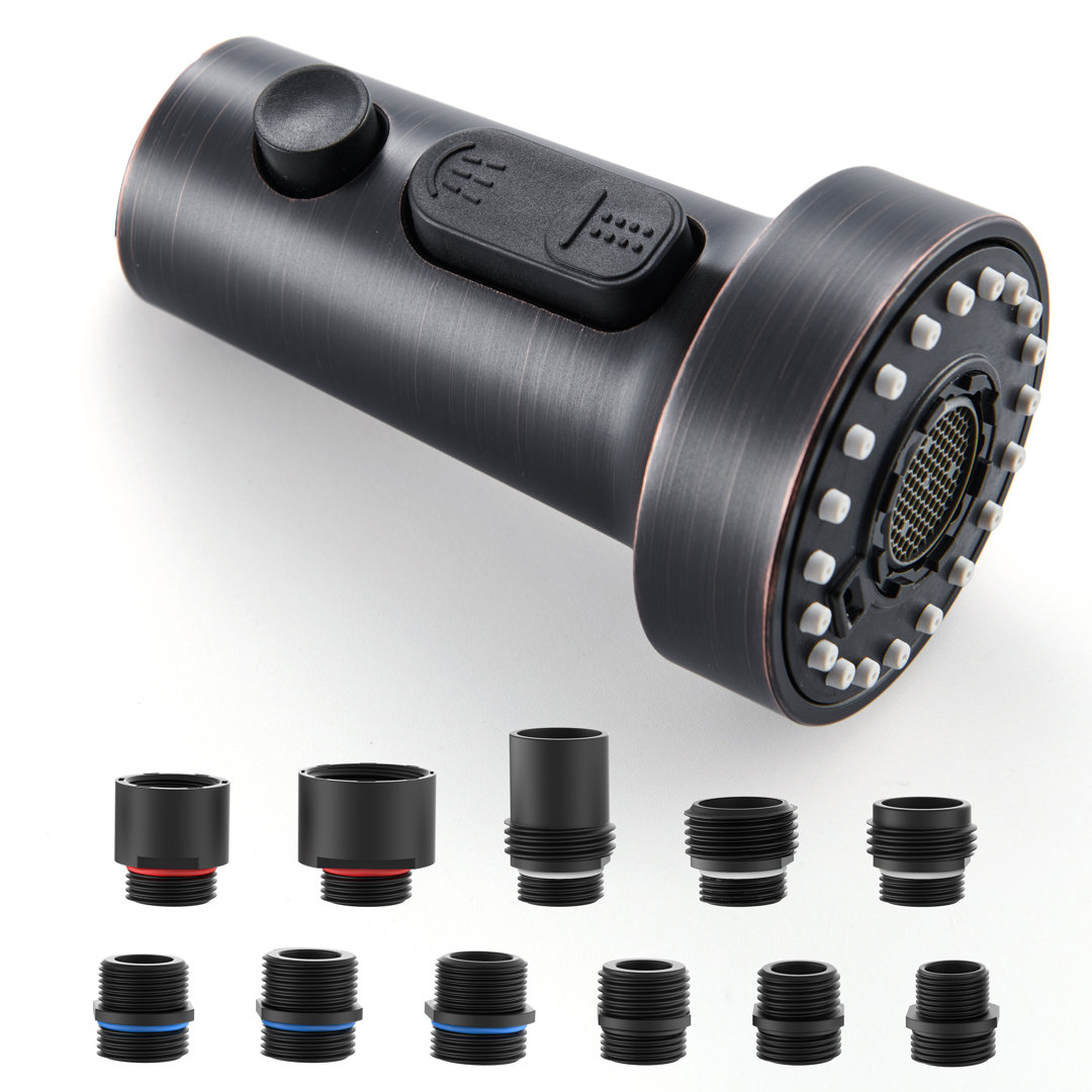 Pull Down Spray Head Replacement Parts for Kitchen Faucet 3 Modes with 11 Adapters GAGALIFE 