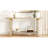 62.9 - Inch, Console Table, Solid Pine Legs, Metal Trim, Tabletop, Versatile Home Placement Entryway Console, Wood Construction, Geometric Accents, 3 Finishes, Interiors-1612720937