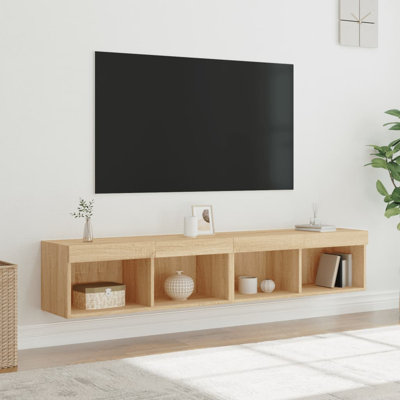 Bustamente Unfinished TV Stand for TVs up to 24" with Fireplace Included