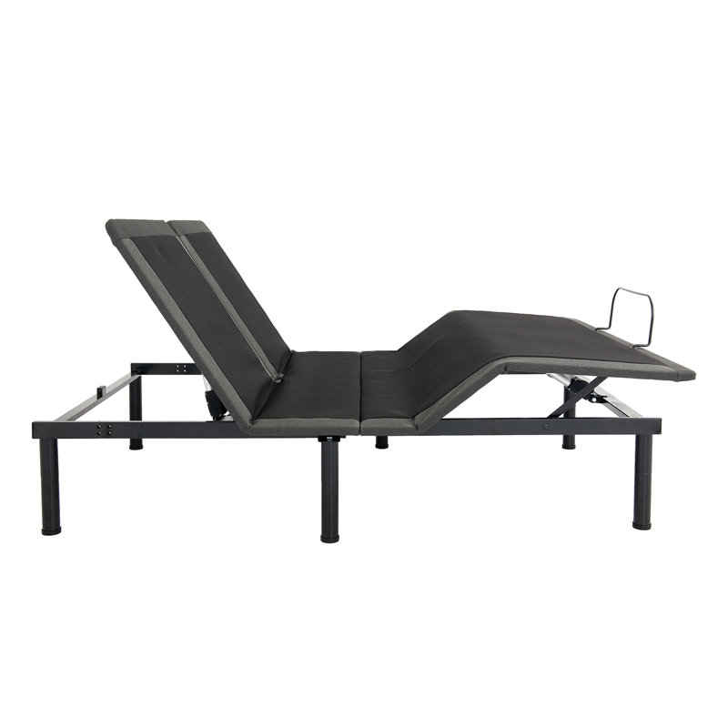 Matelas en mousse à mémoire de forme flexible de 11 pouces et ensemble de base réglable, grand
