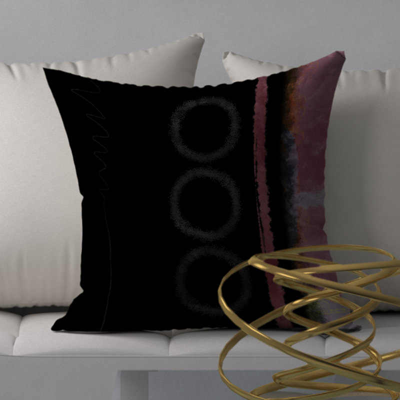  Housse et insert de coussin carré rafraîchissant sans fin, 24" X 24"