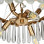 Lustre à intensité variable 6 lumières Josse