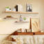 Beige Floating Shelves for Wall,Set of 4
