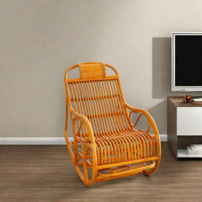 Exquisite handmade rattan rocking chair