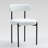 Villeda Solid Back Boucle Villeda Side Chair