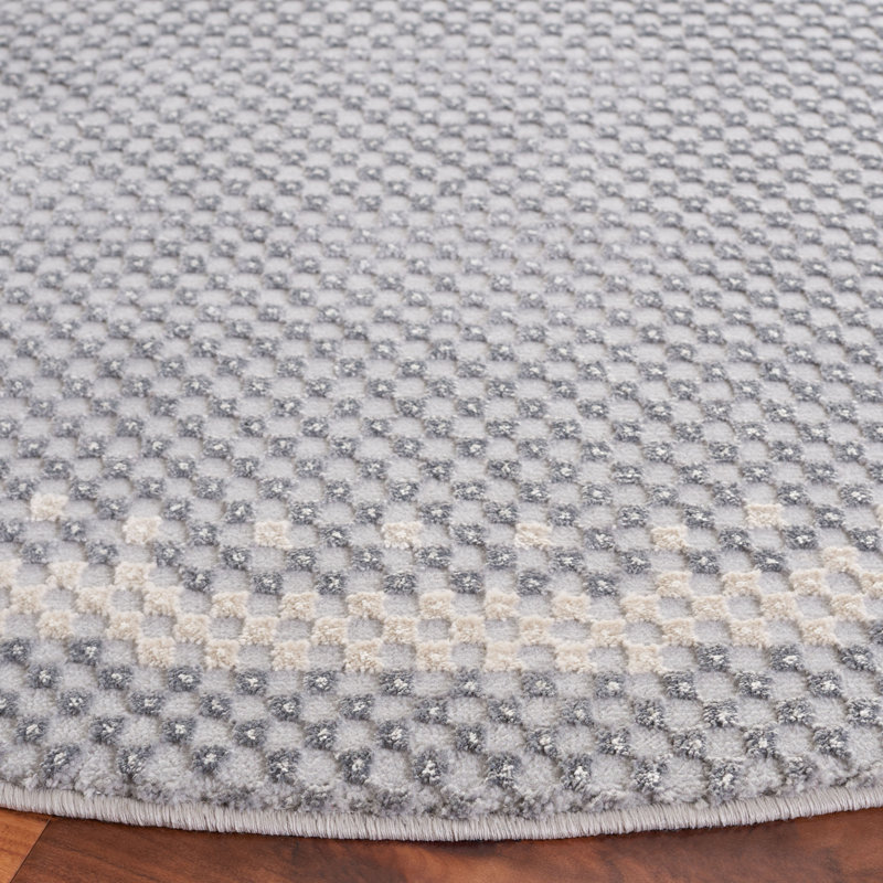 Continental Performance Geometric Rug, Round 6'7"