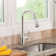 Moen Arbor One Handle Pulldown Kitchen Faucet Featuring Power Boost and Reflex