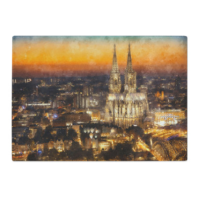 The Cologne Cathedral Vol.1 Painting Chopping Board