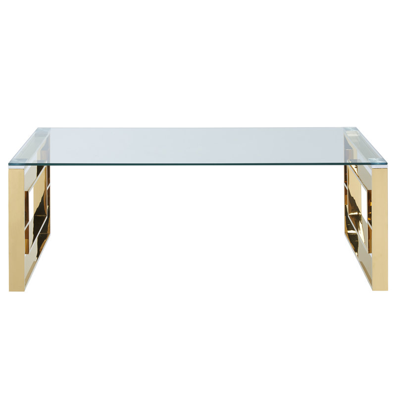 Table basse Menzel, Doré