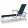 Askar Outdoor Rust-Resistant Metal Chaise Lounge