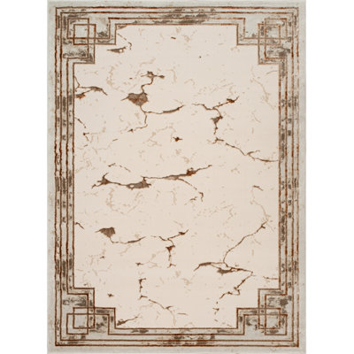 Monaco Series Abrstract Black/Gray/Ivory/Beige Area Rug