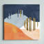 «Abstract Landscape The Desert Night Geometric», reproduction d'impression sur toile-1728555656-1726629043