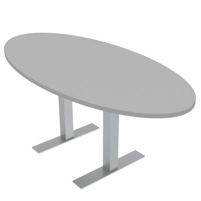 Conference Table with T-Shaped Bases