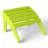 Outdoor Poly Adirondack Chair With Side Table And Ottoman-1074437692