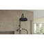 Ensemble de robinet de douche avec douchette à main 10 x 34 1/2 Abbey, noir mat-118340105