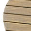 Table d'appoint d'extérieur en bois de 16 po de couleur grise avec des lattes élégantes et une finition rustique-1972005089
