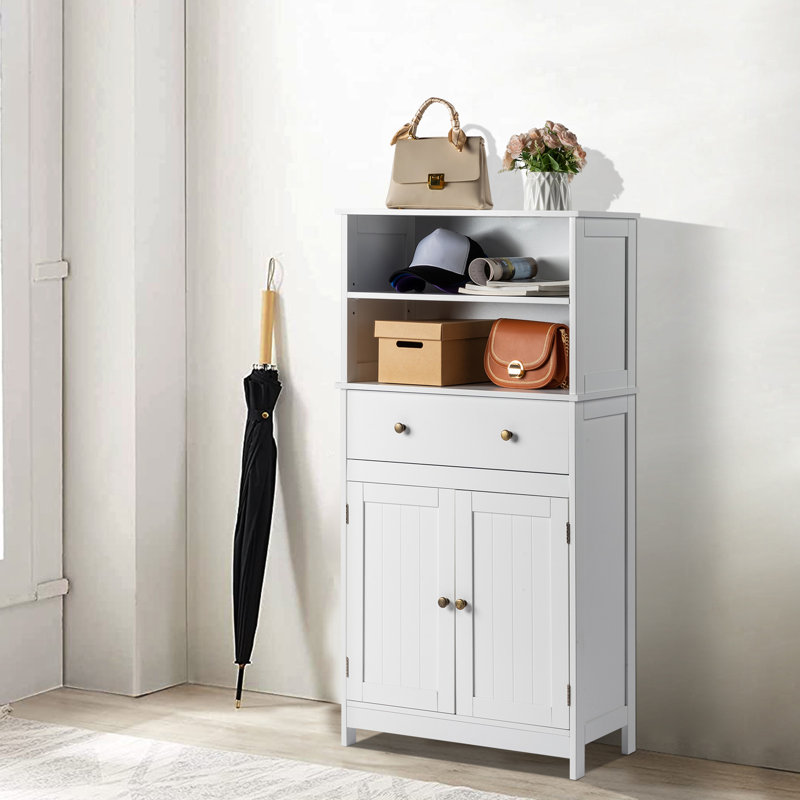 White Bathrrom Cabinet