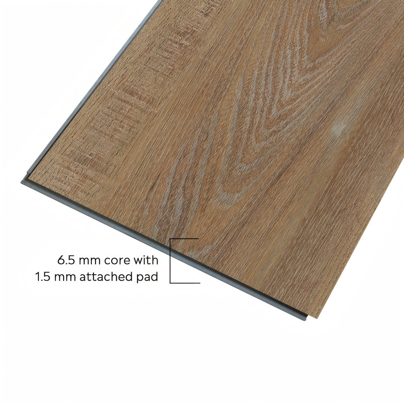 62.6" X 9"*8Mm Waterproof Rigid Core Luxury Vinyl Plank Flooring, Cabana Driftwood
