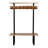 Pomona 48"W 72"H, Acacia Wood, Natural, Hall Tree with Bench, 7 hooks, each with 20 Lbs Capacity