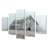 Grey Winter Barn Modern Marvel - Barn Canvas Wall Art Set