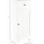 Armoire de rangement de salle de bain, armoire d'appoint avec 1 tiroir et tablette réglable pour le salon