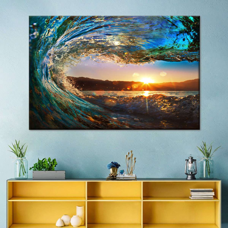 «Ocean Wave», reproduction sur toile, L 8 po x H 12 po