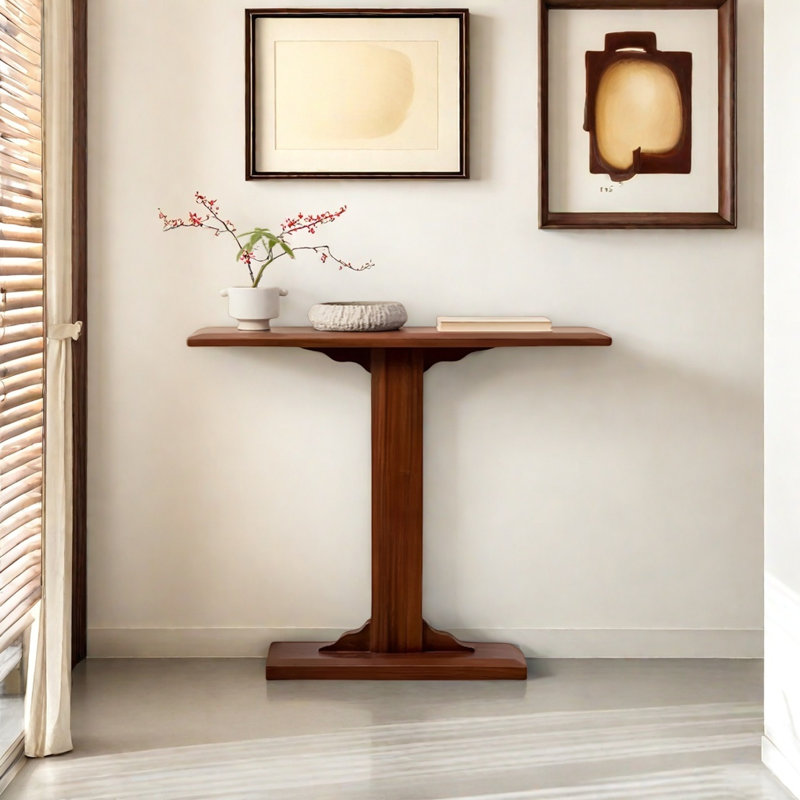 Console Minimalist Art, H 31,5 po x l 39,37 po x P 11,81 po, Brun
