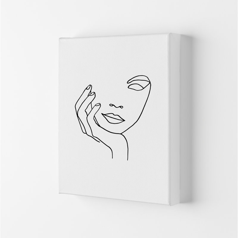 Hand One Eye - Print, 84.1cm H x 59.4cm W x 4cm D, Wrapped Canvas