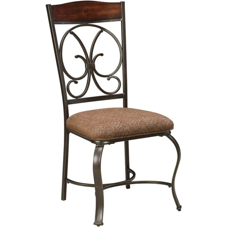 Queen Anne Back Side Chair in Brown
