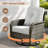Jordanlee 7- Person Outdoor Seating Group With Rocking Swivel Chairs With Fire Pit Table-131346966