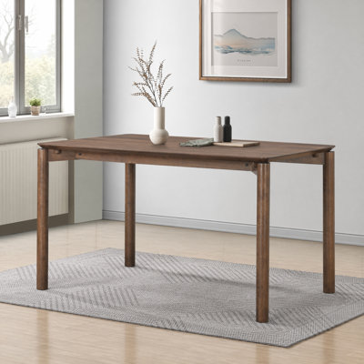 Willow Round-Leg Solid Wood Dining Table