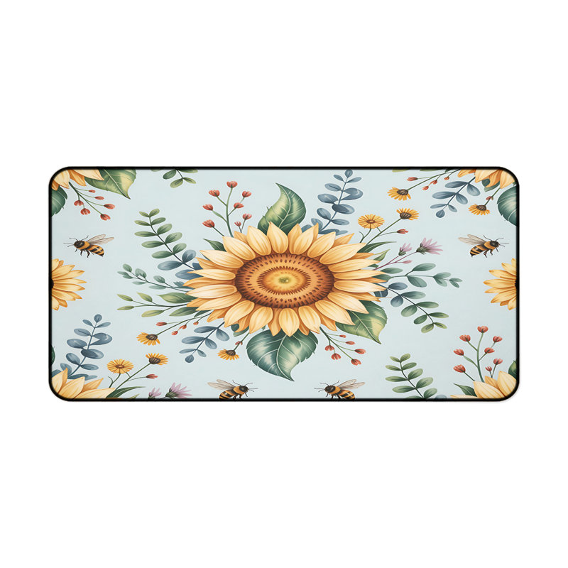 Polyester Desk Pad, 14.4x12.1