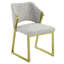 Chaise de salle à manger en sherpa à miroir Galdesa Teddy (ensemble de 2)
