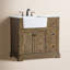 Ensemble de meuble-lavabo simple 36 po Pardue-851616320