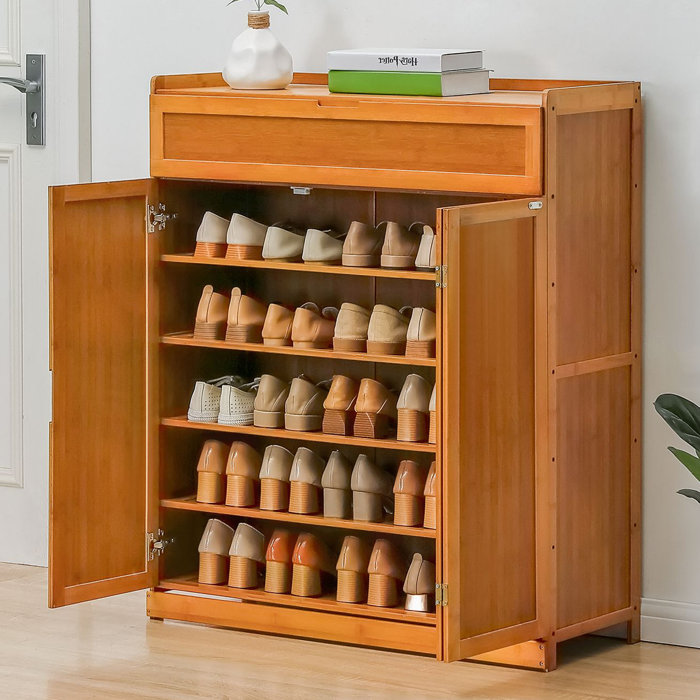 Loon Peak® 25 Pair Shoe Storage Cabinet | Wayfair