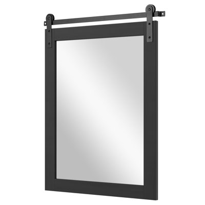 Blerta Solid Wood Wall Mirror
