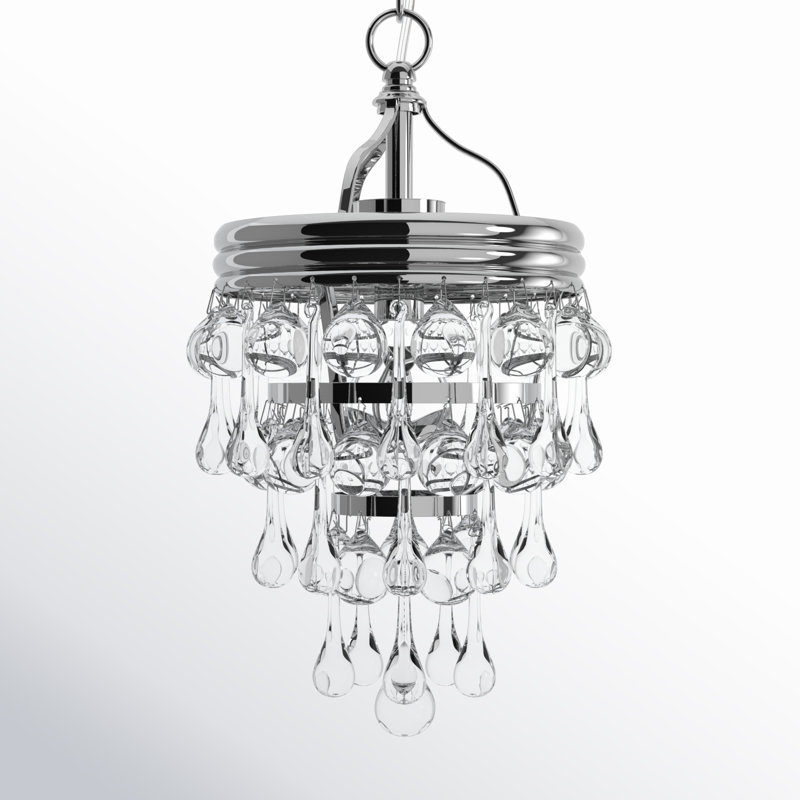 Luminaire suspendu à 1 lumière Alto, Chrome poli