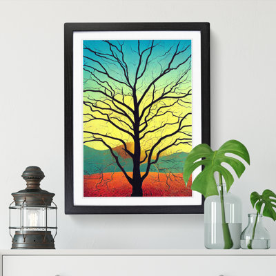 Oak Tree Painting - Picture Frame Print