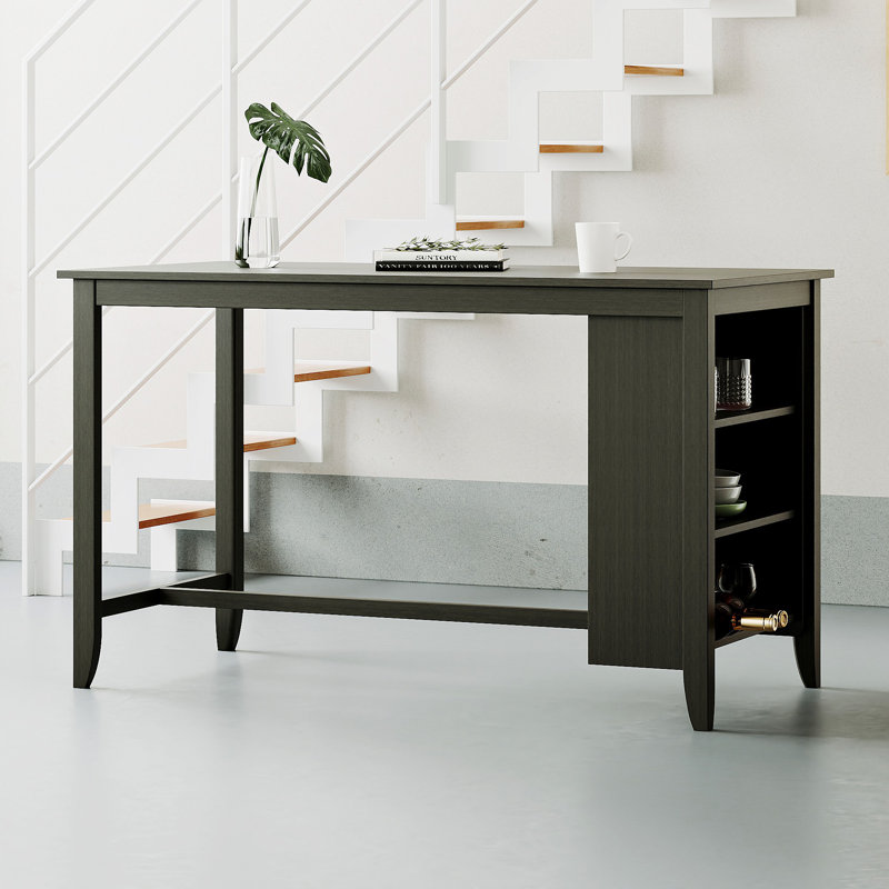 Table de bar Winston Porter, Gris