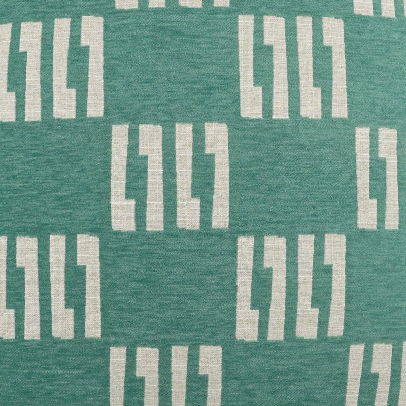 Milo Pillow Cover & Insert, Malachite, Square 20"
