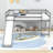 Twin Size Wood Loft Bed with Slide-65982869